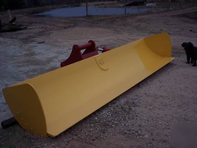 New excavator or backhoe 5IN1 dozer twist box blade 10'