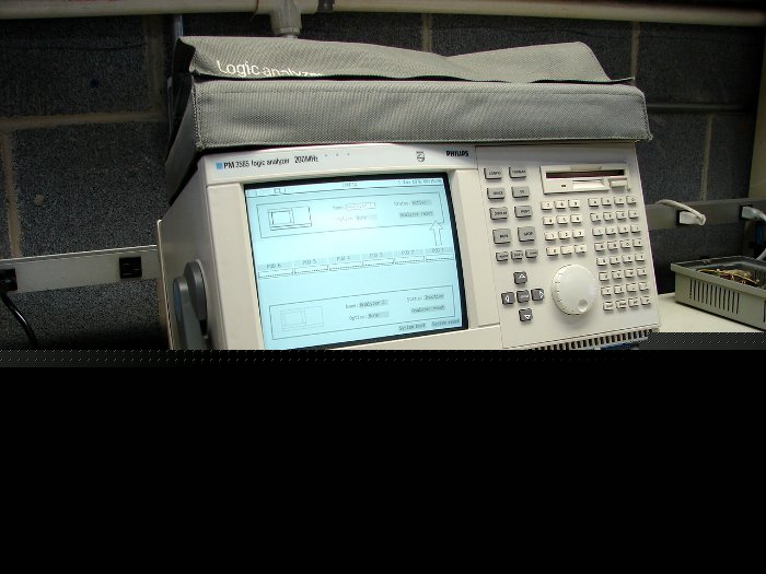 Philips PM3585 logic analyzer 200 mhz with system disk 