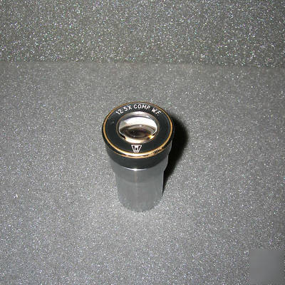 Reichert microscope 12.5X wf compensating eyepiece lens