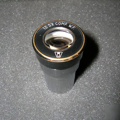 Reichert microscope 12.5X wf compensating eyepiece lens