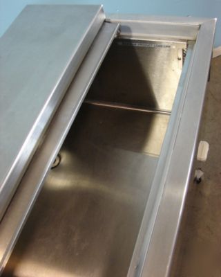 Silver king stainless steel slide top freezer, 34