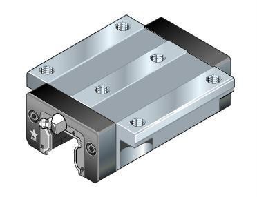 Star linear ball rail system runner block 1651-323-10