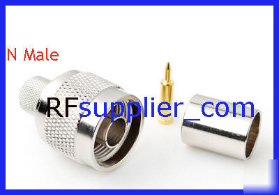 20PCS n type male crimp connector LMR400