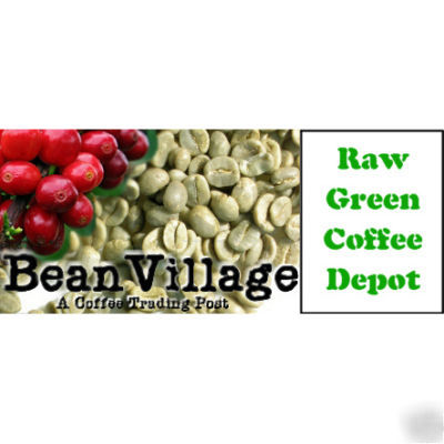 5 lb. tanzanian peaberry green coffee beans for roaster