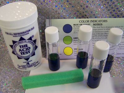 Acid test kit *for all refrigeration oils made in usa 