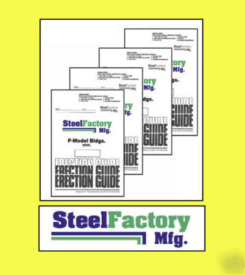 Arch steel buildings replacement manuals building guide