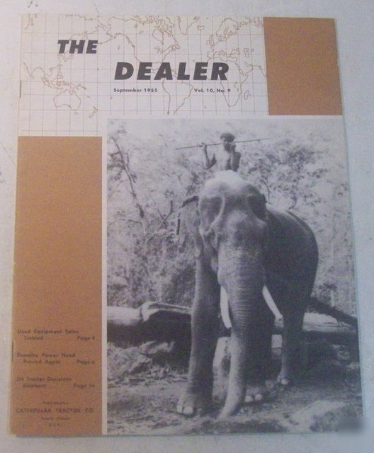 Caterpillar 1955 dealer magazine vol.10, no.9