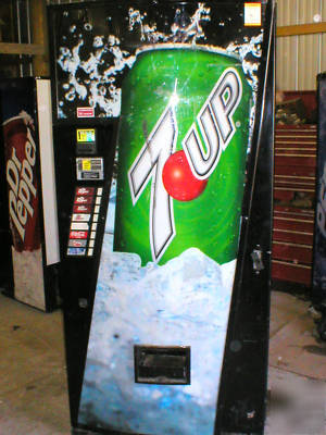 Dixie narco 440 multi-price soda vending machine..