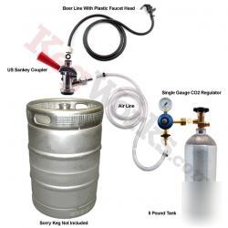 Economy kegerator kit for home bar keg draft beer kit