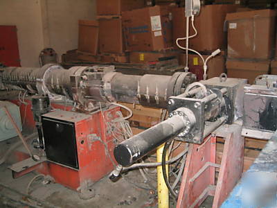 Leistritz 110MM twin screw extruder 20:1 counter 150 hp