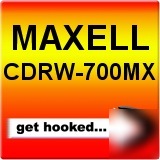 Maxell cdrw 700MX 700 rewrit cd data 4X rewritable rw