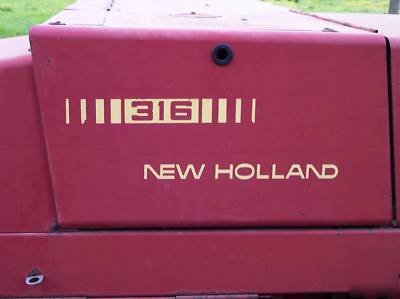 New 316 holland square baler 12 pic. 2ND. owner 