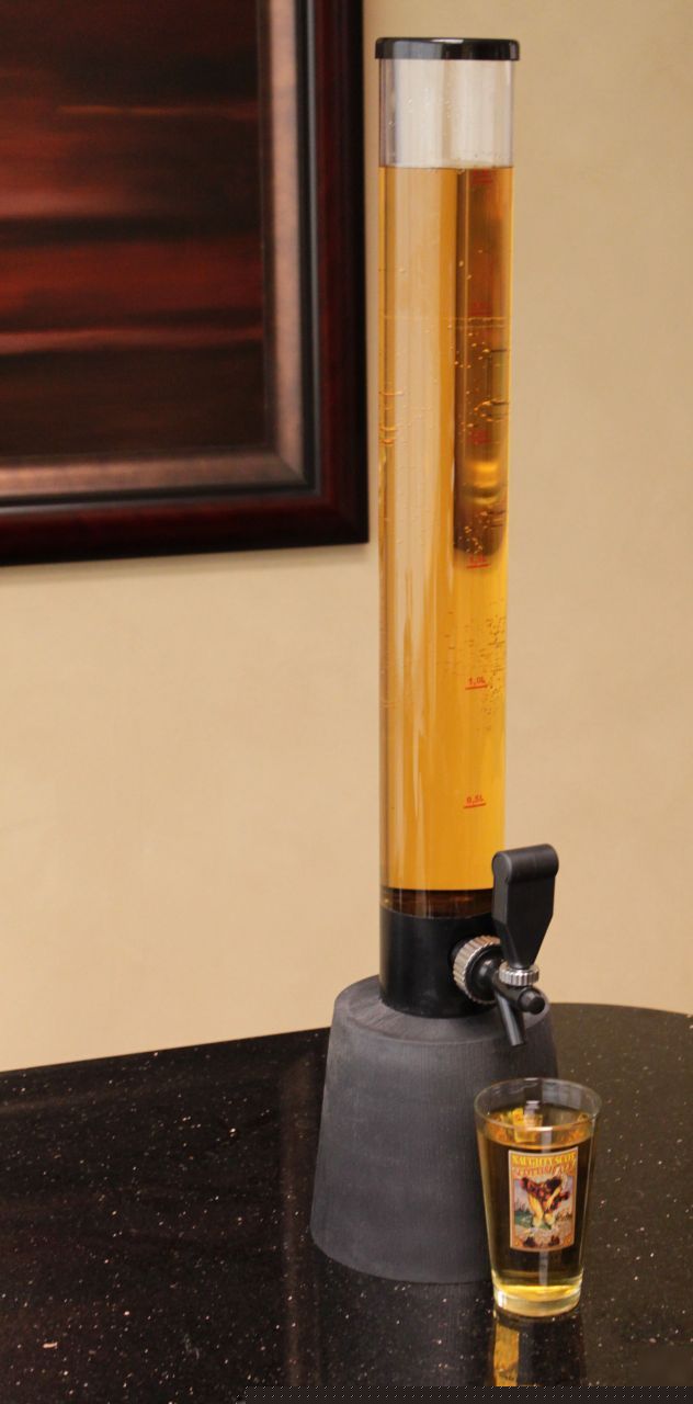 New 4 beverage dispenser table tapper beer tower miller