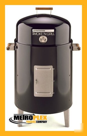 New brinkmann 810-5301-6 smoke'n grill charcoal smoker 