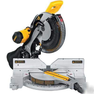 New dewalt 12'' double-bevel compound miter saw DW716 