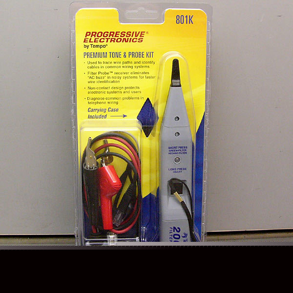 New progressive electronics 801K tone & probe test kit 