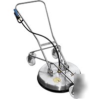 Outdoor pressure washer surface cleaner flat concrete