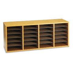 Safco wood literature organizer