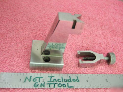  v-block w/ clamp machinist toolmaker mint precise grnd